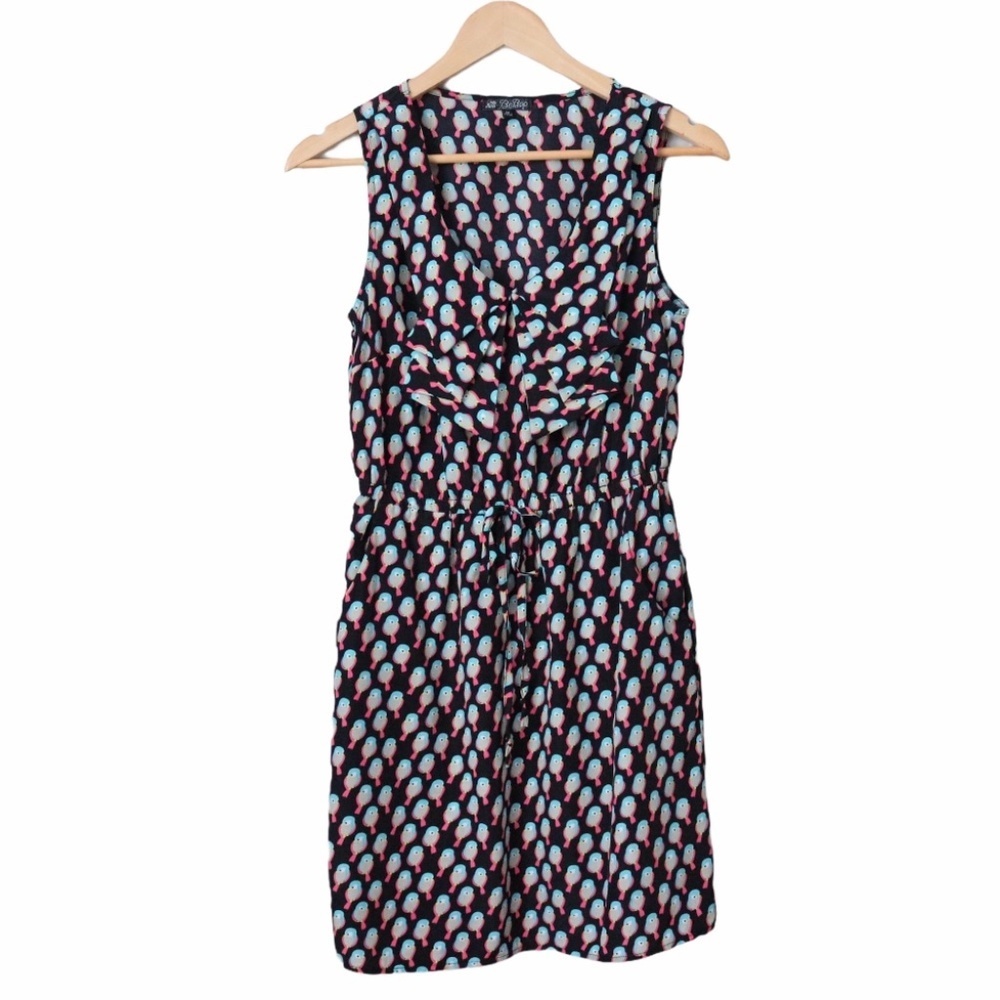 BeBop Black Bow Bird Dress
